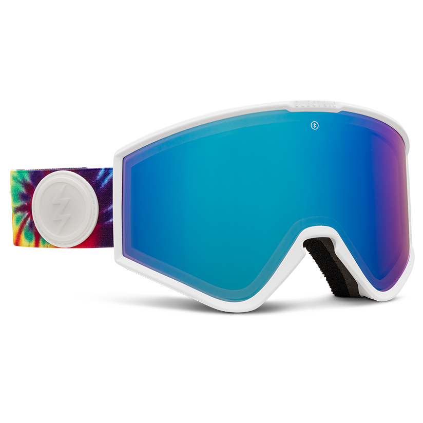 Electric Kleveland Small Goggles Tie Dye/Blue Chrome