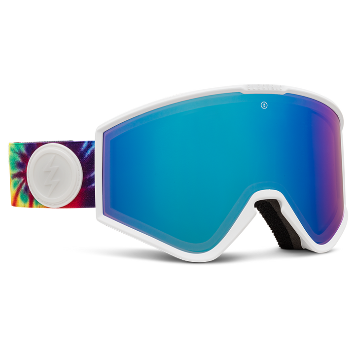Electric Kleveland Small Goggles Tie Dye/Blue Chrome
