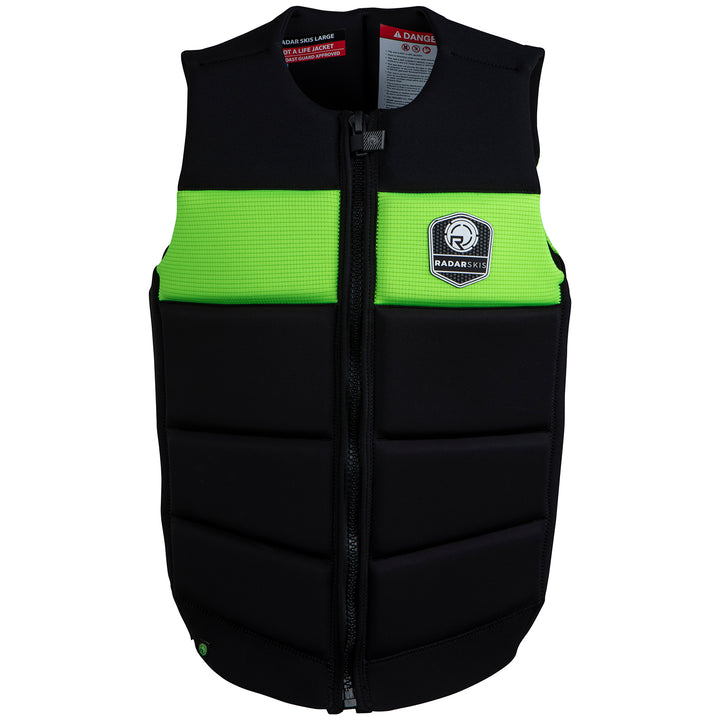 Radar Tidal Impact Waterski Vest 2022 LTD Volt Green/Black