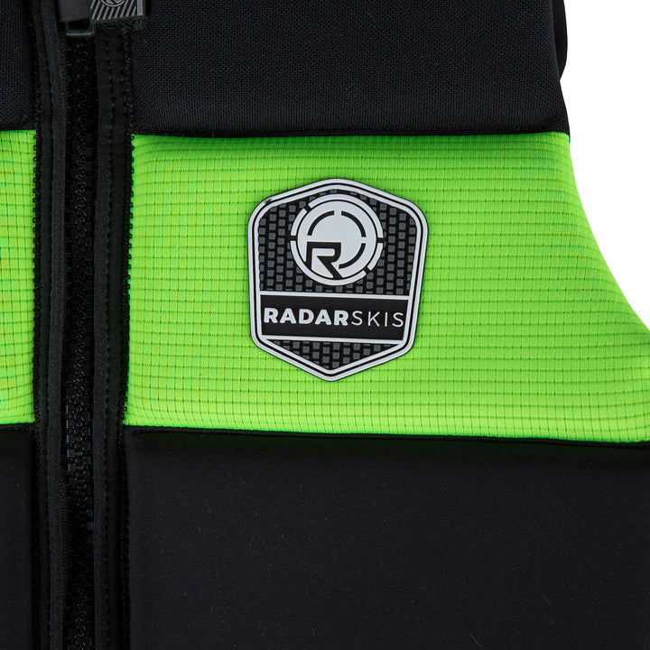 Radar Tidal Impact Waterski Vest 2022 LTD Volt Green/Black