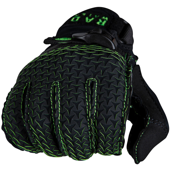 Radar Hydro-K Inside-Out Waterski Gloves 2023 Matte Black / Volt Green
