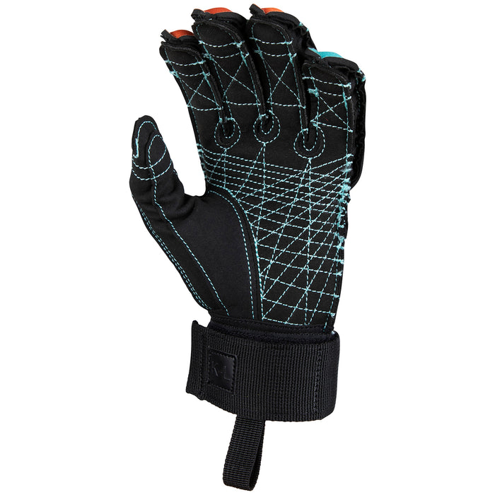 Radar TRA Inside-Out Water Ski Gloves - Kids' Aqua Splash
