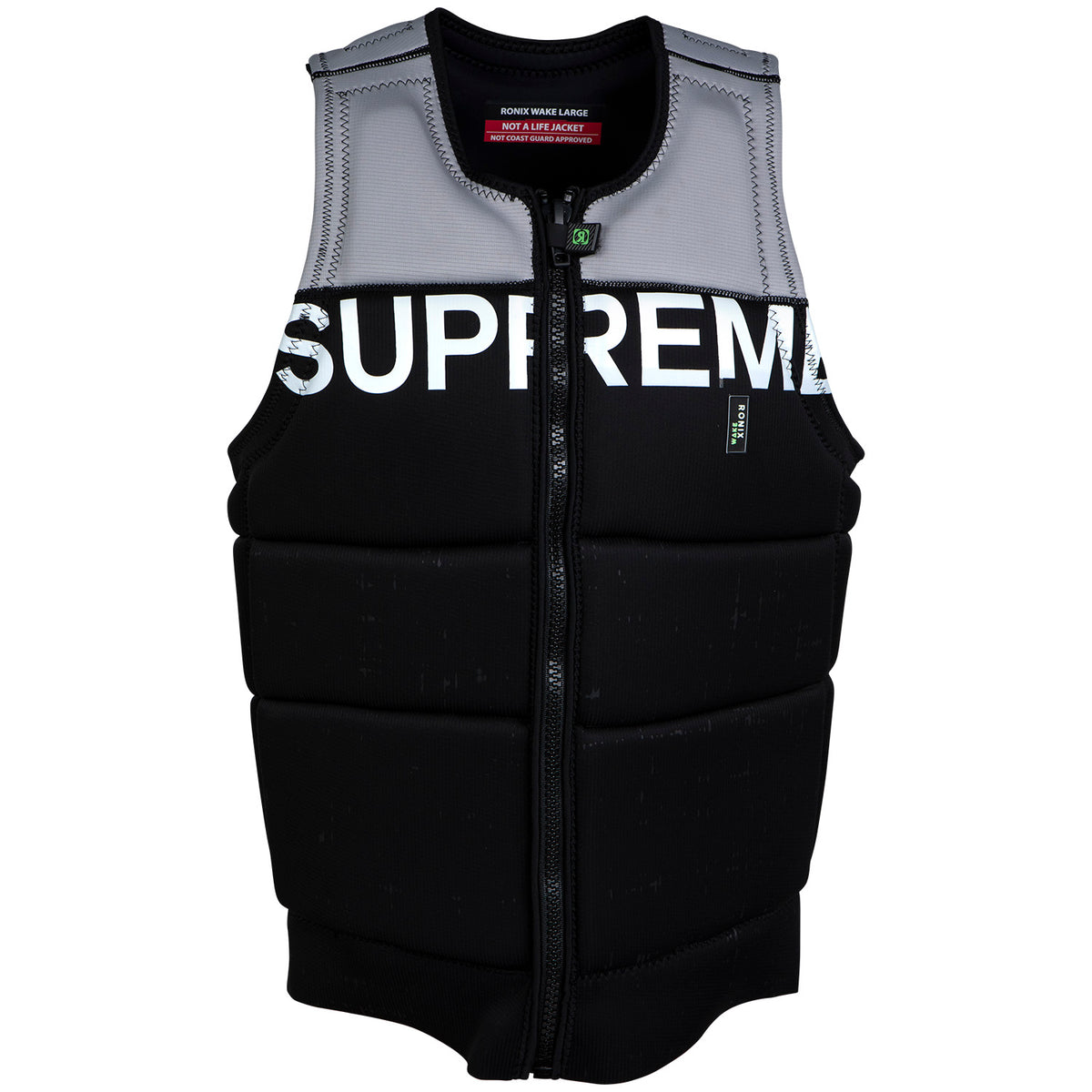 Ronix Supreme Impact Wake Vest 2022 Black/Dove Grey