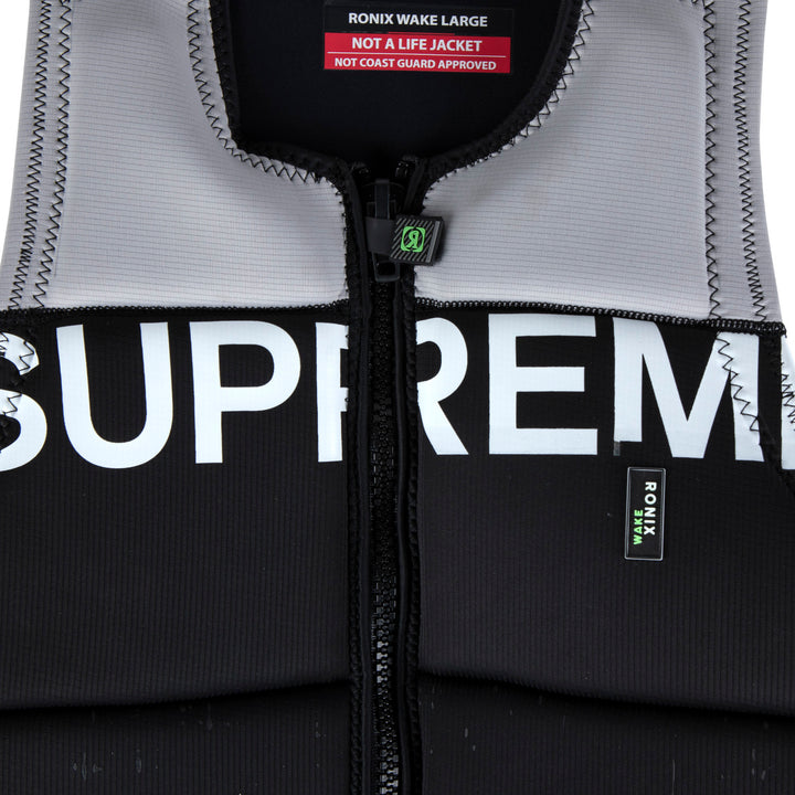 Ronix Supreme Impact Wake Vest 2022 Black/Dove Grey