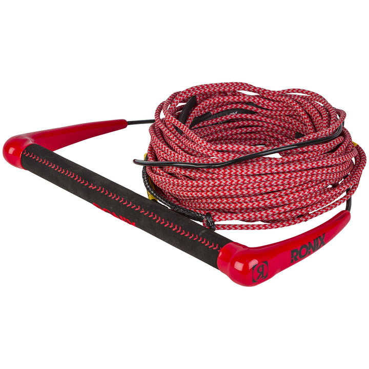 Ronix Combo 3.0 Hide Grip Wakeboard Handle + 70 ft Mainline Red
