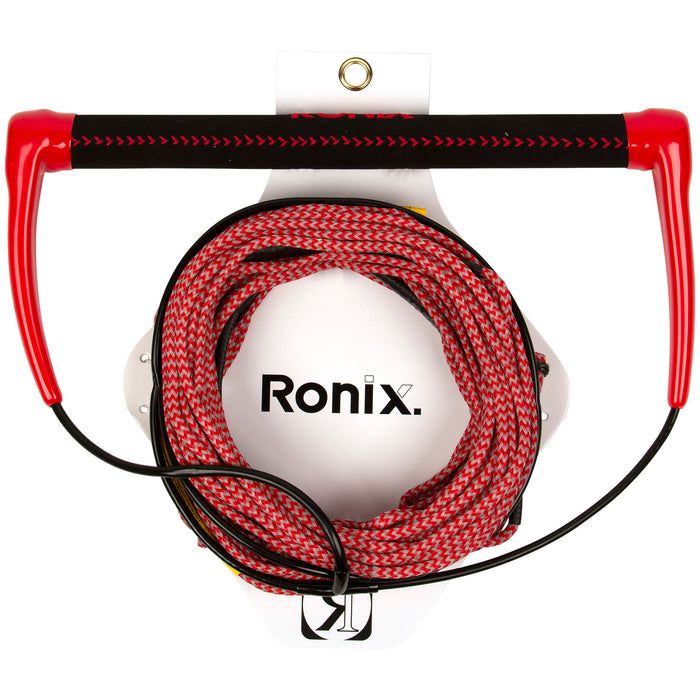 Ronix Combo 3.0 Hide Grip Wakeboard Handle + 70 ft Mainline Red