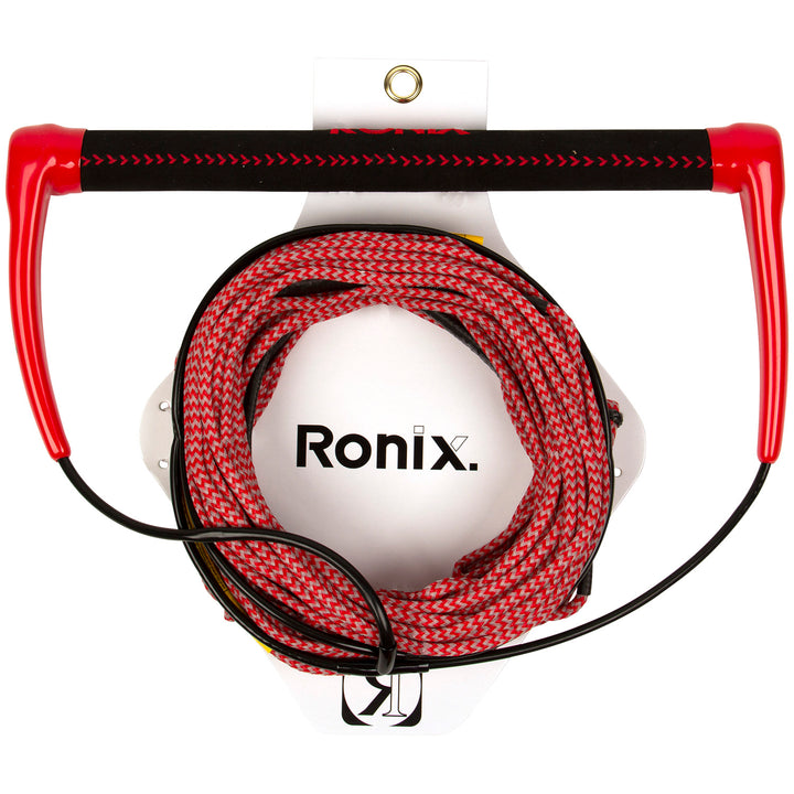 Ronix Combo 3.0 Hide Grip Wakeboard Handle + 70 ft Mainline Red
