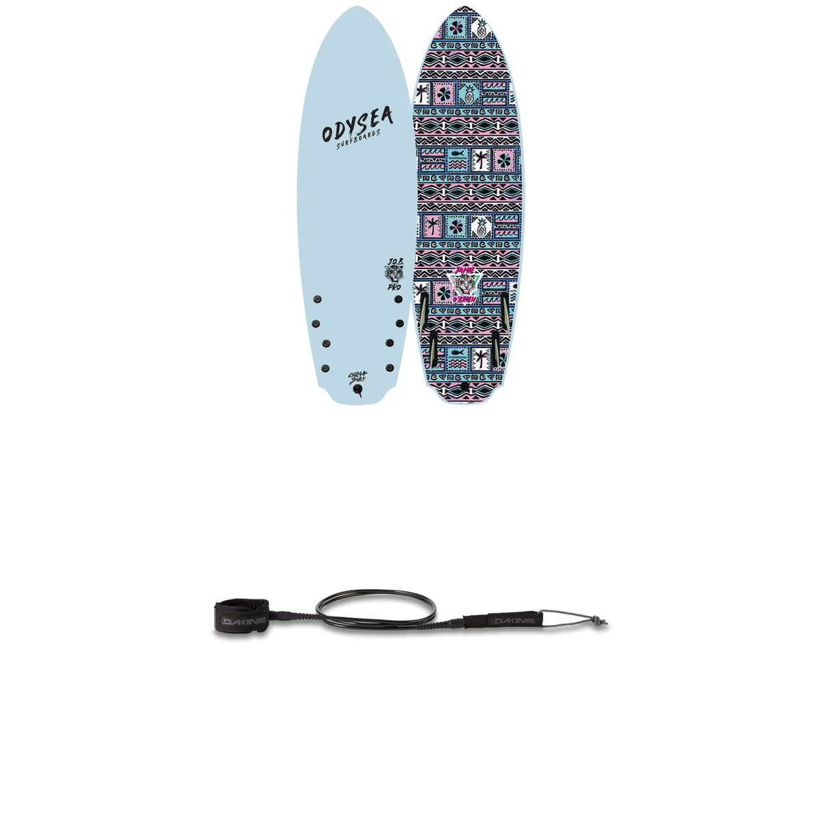 Catch Surf Odysea 5'8" Quad-Fin x Jamie O'Brien Pro Surfboard + Dakine Procomp 6' Leash