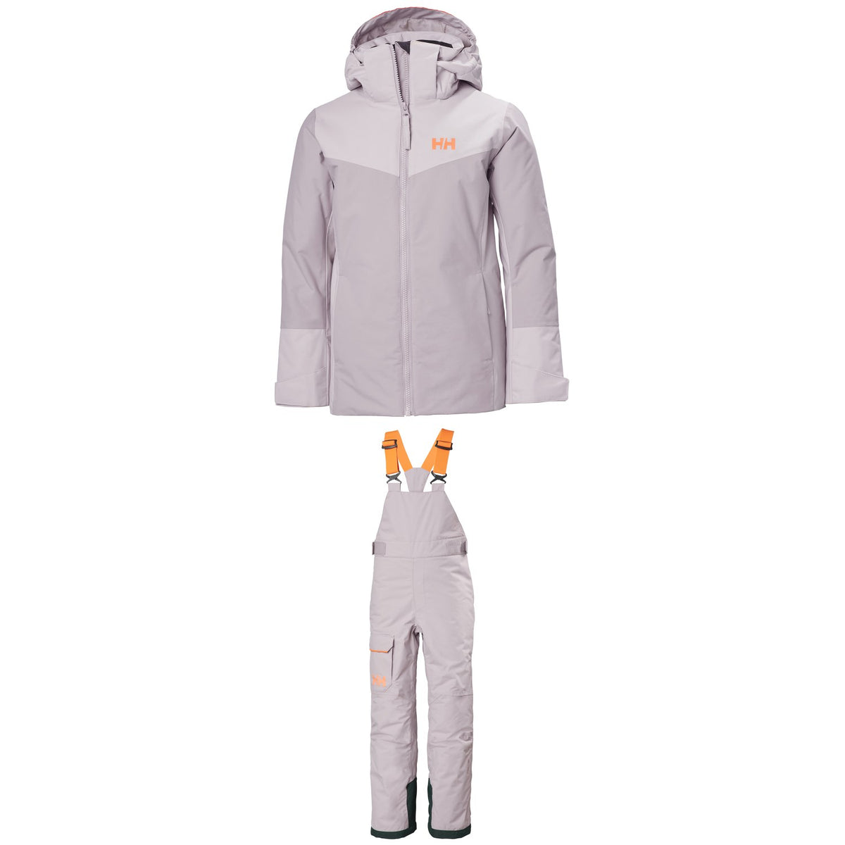 Helly Hansen Divine Jacket - Girls' + Summit Bib Pants - Kids'