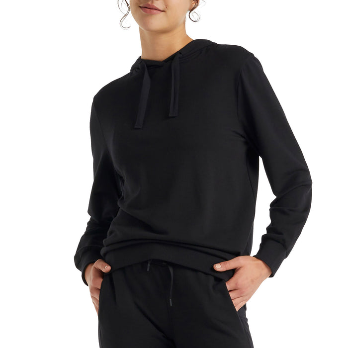 Icebreaker Crush Long Sleeve Hoodie - Women's Black