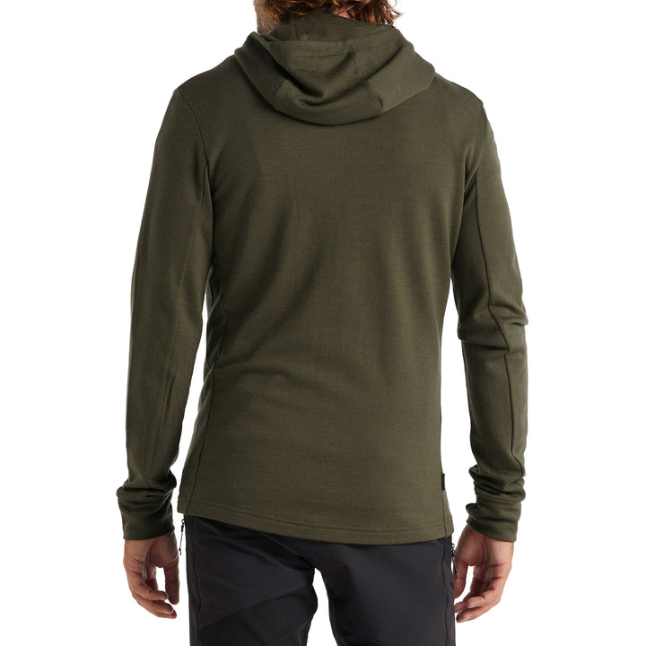 Icebreaker Quantum III Long Sleeve Zip Hoodie - Men's Loden