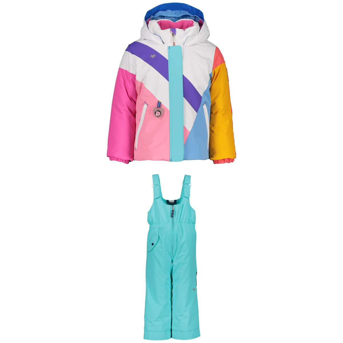 Obermeyer Lissa Jacket' + Snoverall Bibs - Toddler Girls' 2022
