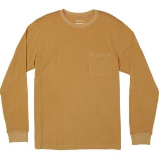 RVCA PTC Pigment Long-Sleeve T-Shirt - Men's Golden Rod