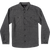 RVCA Husker Quilted Flannel Shirt - Men's Black Marle