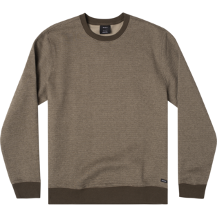 RVCA Ridge Crewneck Sweater - Men's Chocolate