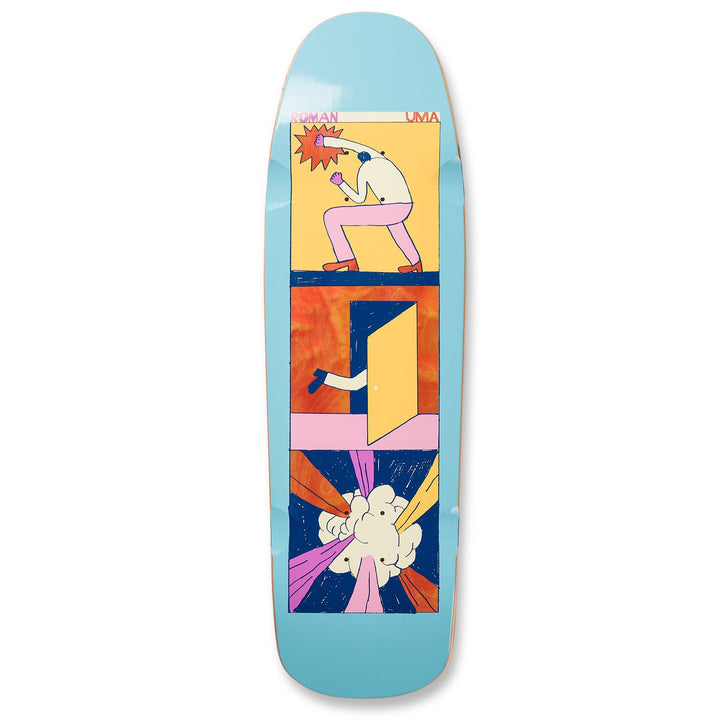 Uma Landsleds Punch And Run Shaped 9.25 Skateboard Deck
