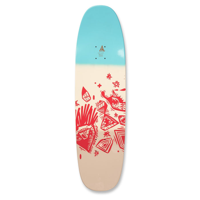 Uma Landsleds Right Said Red Tmuck Shaped 9.25 Skateboard Deck