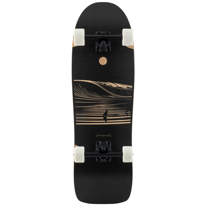 Landyachtz ATV Ditch Life Dark Wave Cruiser Skateboard Complete