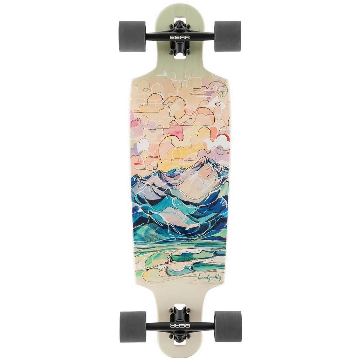 Landyachtz Drop Cat Vibes Longboard Complete