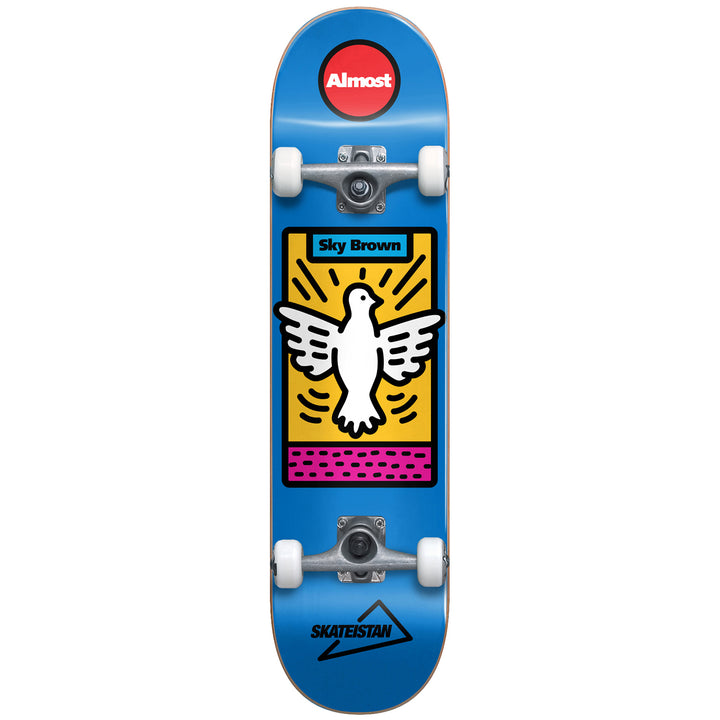 Almost Skateistan Sky High Blue R7 7.875 Skateboard Deck