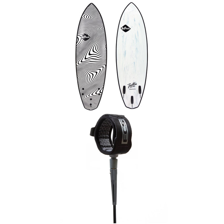 Softech Toledo Wildfire FCS II 5'11" Surfboard + FCS 6' All Around Essential Leash