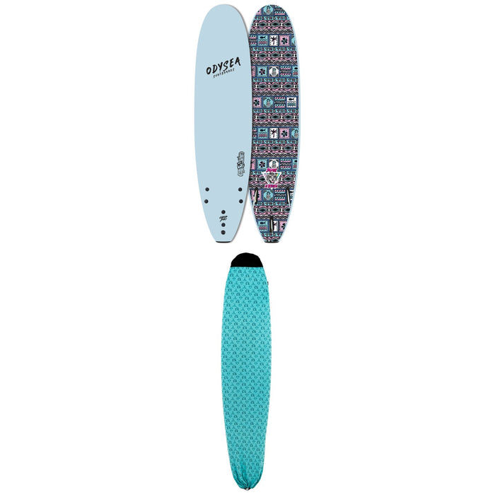 Catch Surf Odysea 8'0" Log x Jamie O'Brien Surfboard + 8ft Board Sock