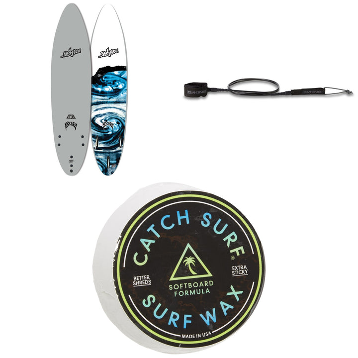 Catch Surf Odysea x Lost Crowd Killer 7'2 Surfboard + Dakine Kainui Team 7' Leash + Catch Surf Surf Wax