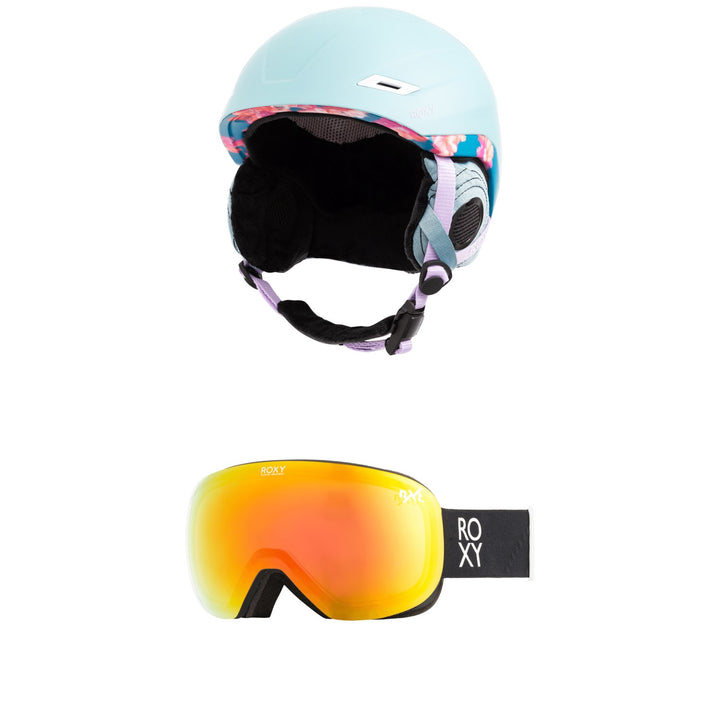 Roxy Ruskin Helmet - Women's + Popscreen NXT Goggles - Women's