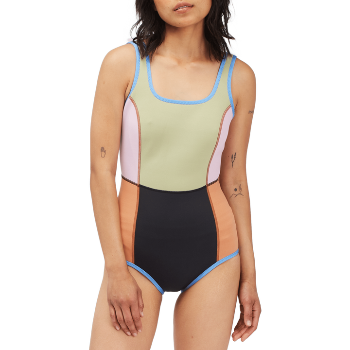 Billabong Seaker Rev One Piece Spring Suit - Women's Paradise Multi