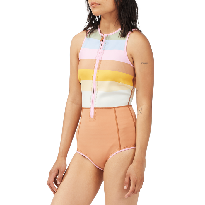 Billabong Sol Sista Shorty Spring Suit - Women's Paradise Stripe
