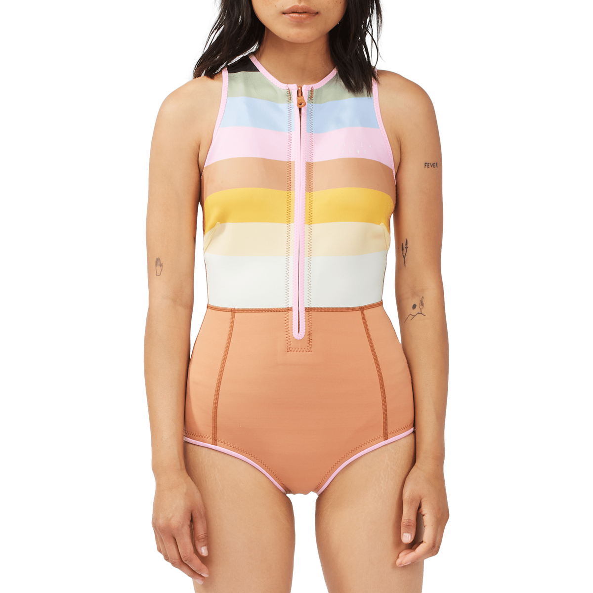 Billabong Sol Sista Shorty Spring Suit - Women's Paradise Stripe