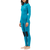 Billabong 3/2 Synergy Back Zip Flatlock Wetsuit - Women's Blue Lagoon