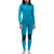 Billabong 3/2 Synergy Back Zip Flatlock Wetsuit - Women's Blue Lagoon