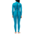 Billabong 3/2 Synergy Back Zip Flatlock Wetsuit - Women's Blue Lagoon