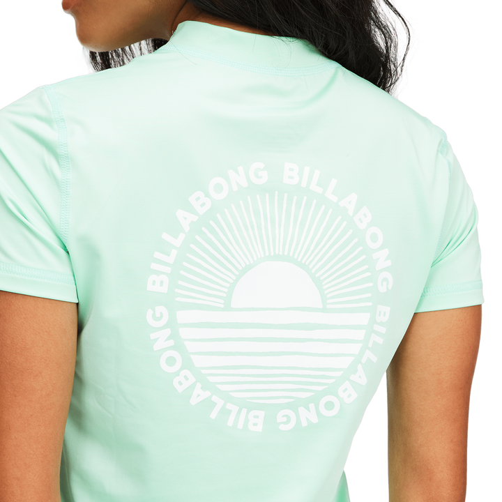 Billabong Core Loose Fit Short Sleeve Rashguard - Women's Spearmint