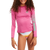 Billabong Core Surfdaze Long Sleeve Rashguard - Girls' Tahiti Pink
