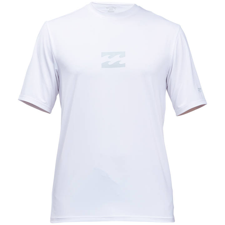 Billabong All Day Wave Loose Fit Short Sleeve Surf Shirt White