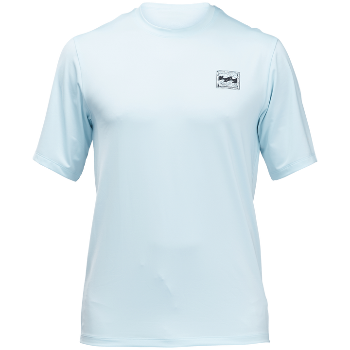 Billabong Crayon Wave Loose Fit Short Sleeve Surf Shirt Coastal