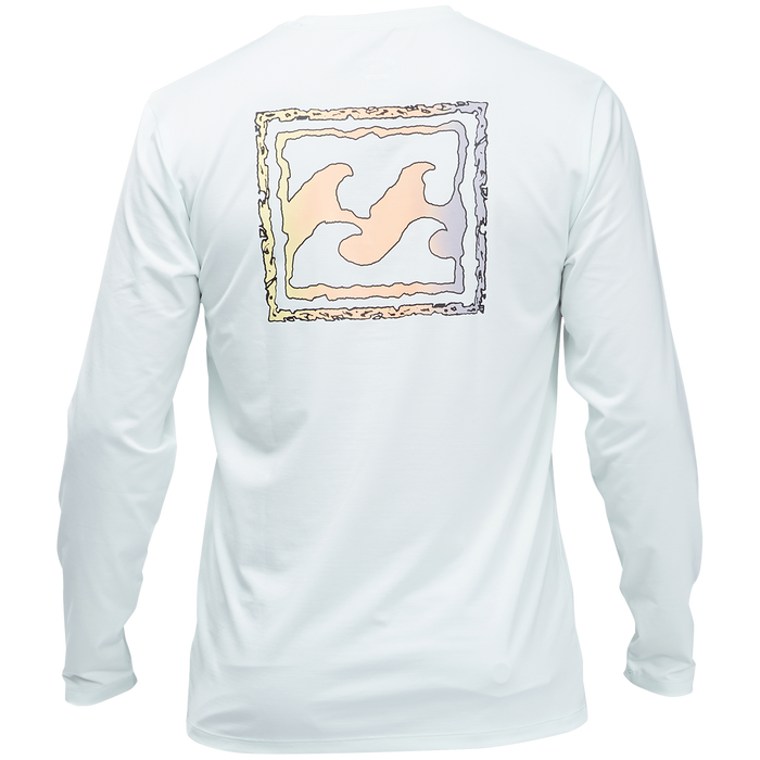 Billabong Crayon Wave Loose Fit Long Sleeve Rashguard Seaglass