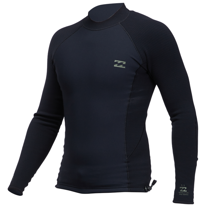 Billabong 1mm Revolution Pro Long Sleeve Wetsuit Jacket Black