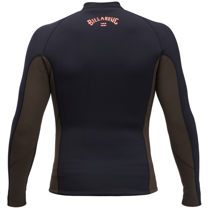 Billabong 2mm Revolution Interchange Wetsuit Jacket Black Coffe