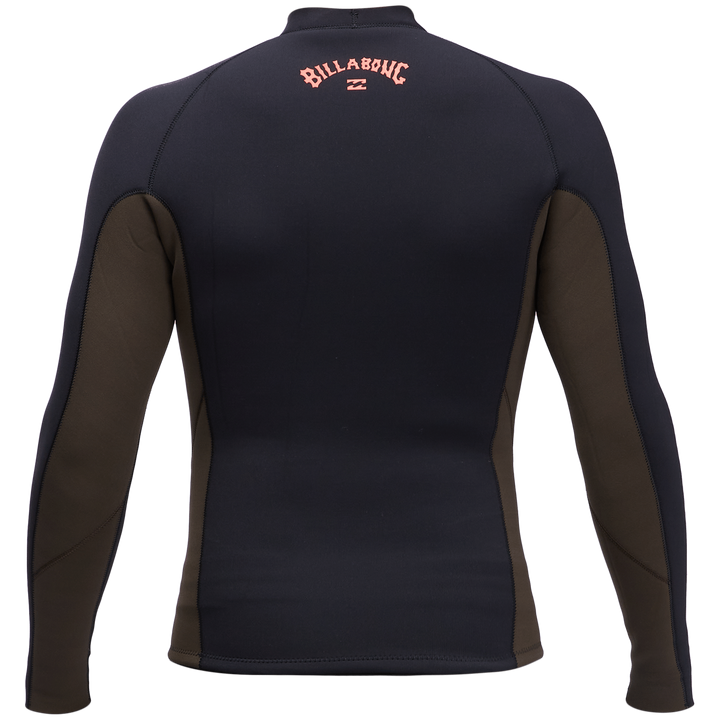 Billabong 2mm Revolution Interchange Wetsuit Jacket Black Coffe