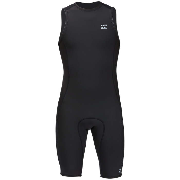 Billabong 2/2 Absolute Flatlock Short John Spring Suit Black