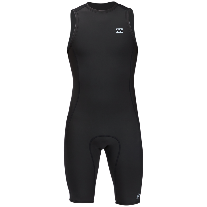 Billabong 2/2 Absolute Flatlock Short John Spring Suit Black