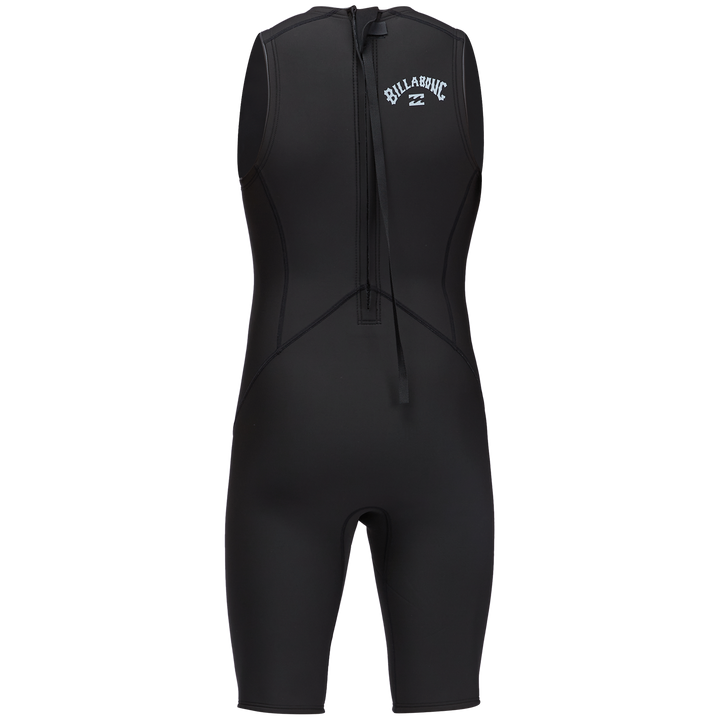Billabong 2/2 Absolute Flatlock Short John Spring Suit Black