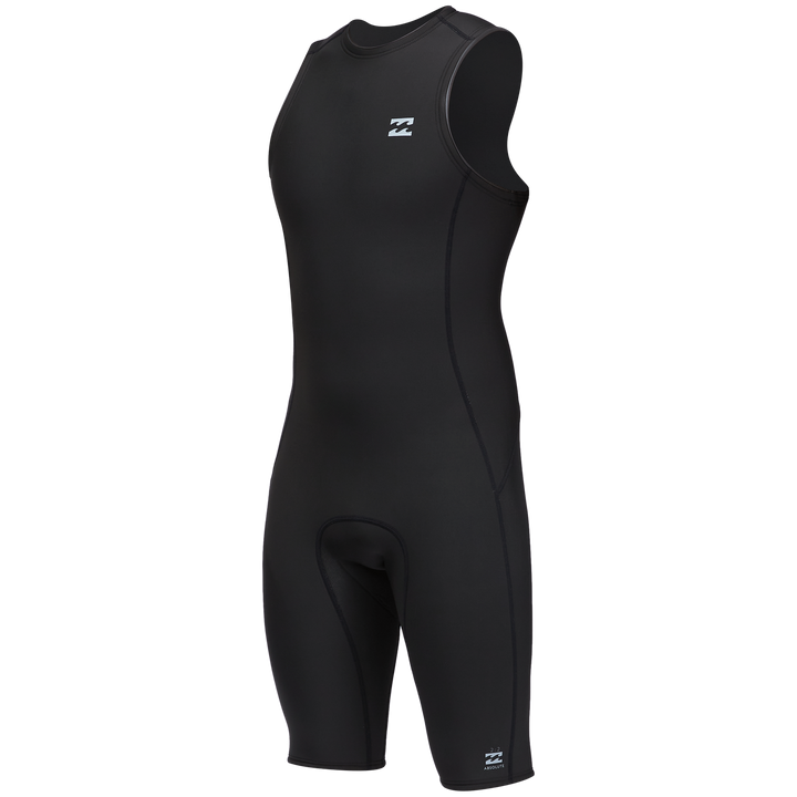 Billabong 2/2 Absolute Flatlock Short John Spring Suit Black