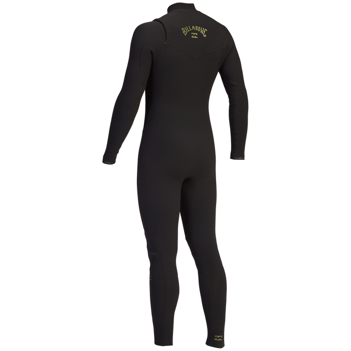 Billabong 4/3 Revolution Pro Chest Zip Wetsuit Black Olive
