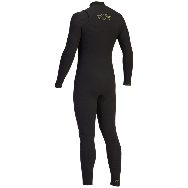 Billabong 4/3 Revolution Pro Chest Zip Wetsuit Black Olive