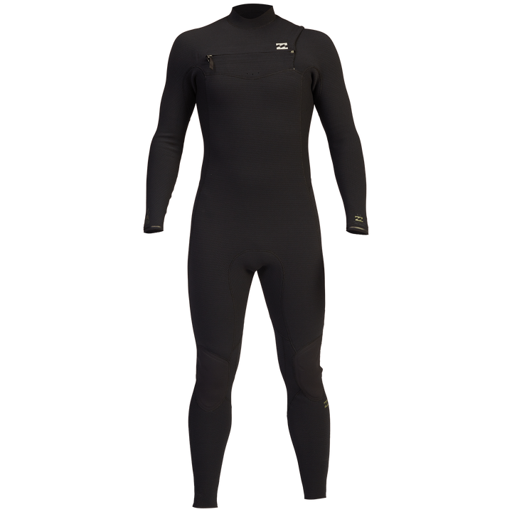 Billabong 4/3 Revolution Pro Chest Zip Wetsuit Black Olive