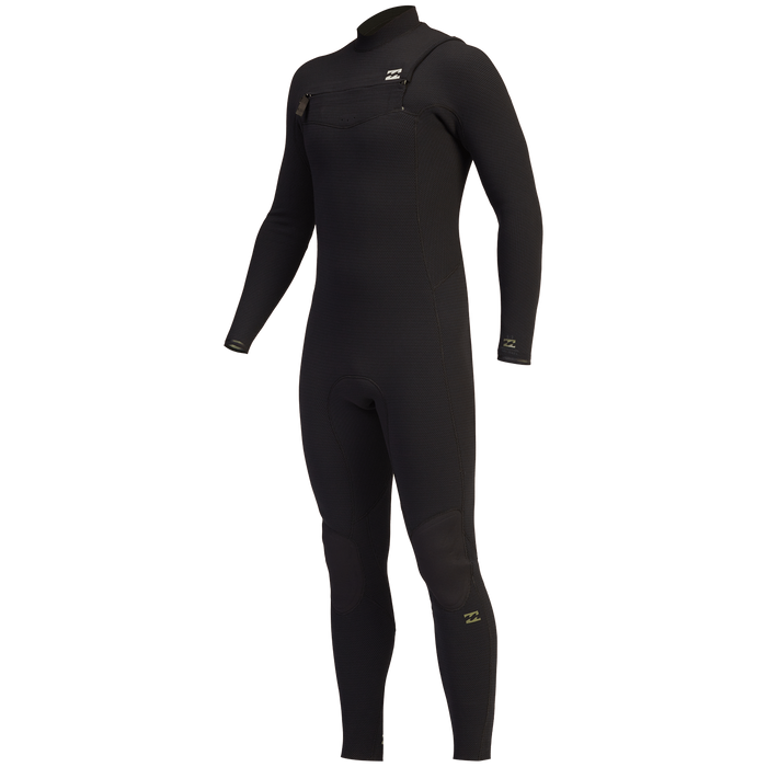 Billabong 4/3 Revolution Pro Chest Zip Wetsuit Black Olive